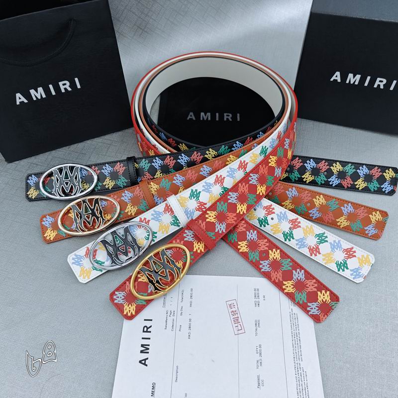 Amiri belt 38mmX90-125cm lb125